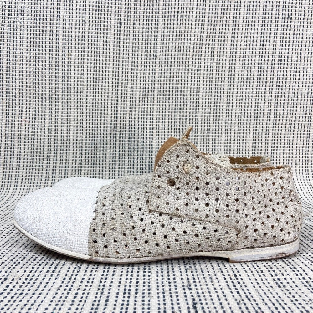 Rundholz‎ Lace Up Oxford Shoes Sz 38 Artsy Dip Toe Minimalist Avant Garde Grunge